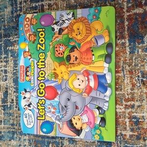 Fisher-Price Little People Let's Go to the Zoo Boardbook - 2011